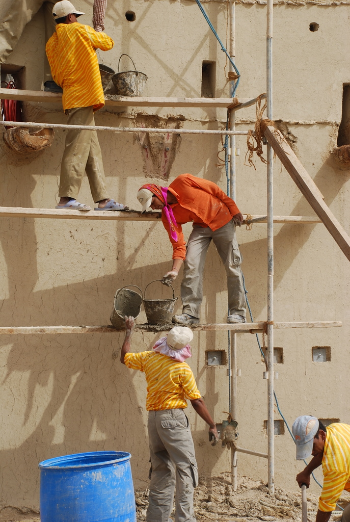 Ger�st - Hand in Hand Arbeiten